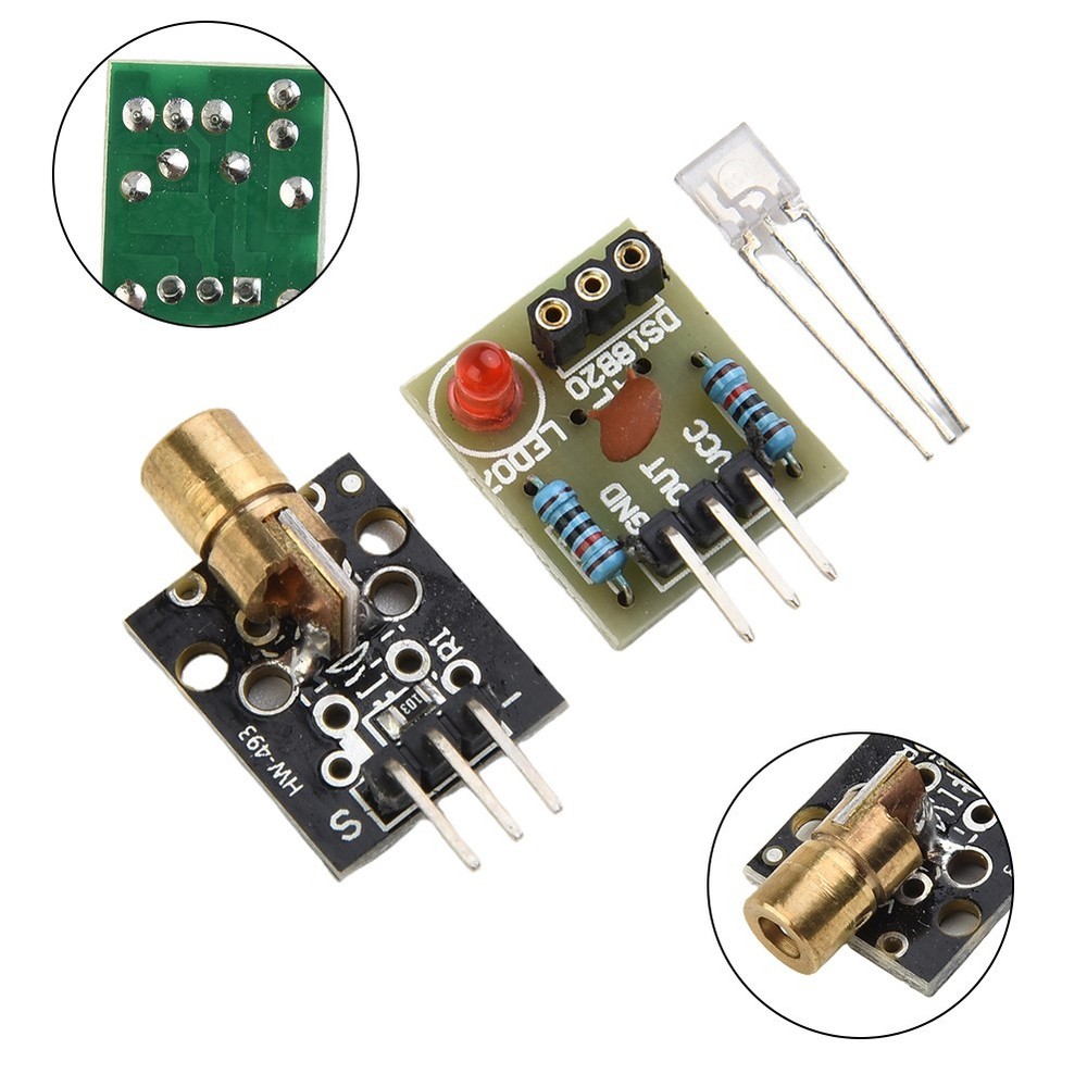 Sensor Module Receiver With KY-008 Transmitter Set For Arduino AVR Board 5V New