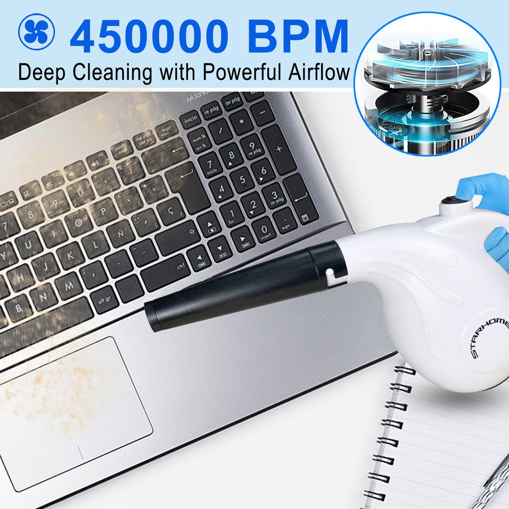 Compressed Air Duster 3.0- Multi-Use Electric Computer Air Blower for Cleaning