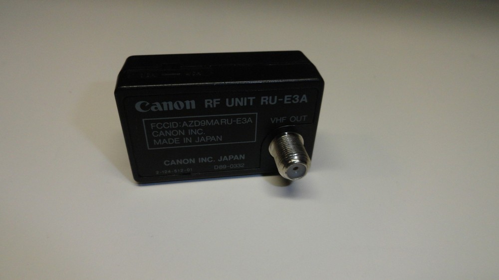 EE5: Canon Camcorder RFU Adapter- RU-E3A