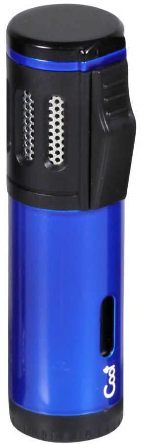 1 × COOL "ROCKY III" ×3 JET FLAME TORCH LIGHTER / BLUE ** NEW **