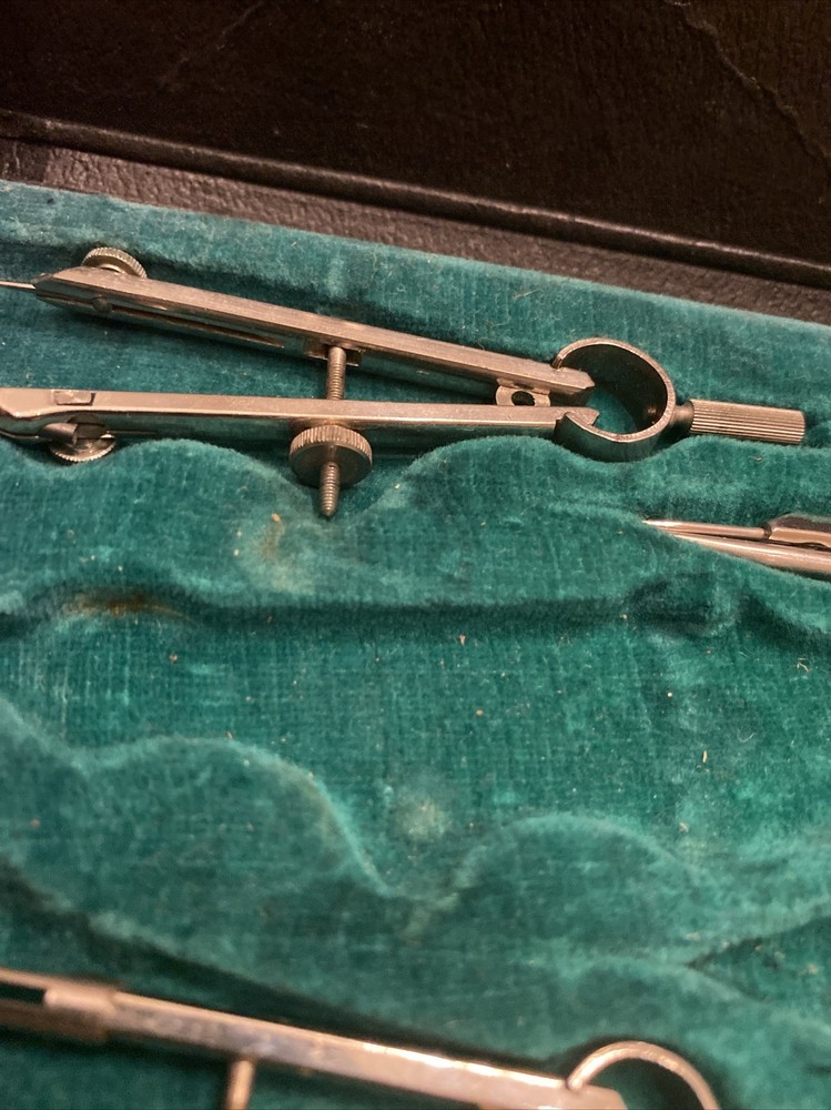 Micronta VTG Engineer's Compass Drafting tool Set Not Complete Germany