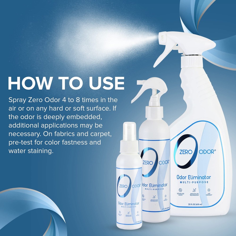 Zero Odor - Multi-Purpose Household Odor Eliminator Kit