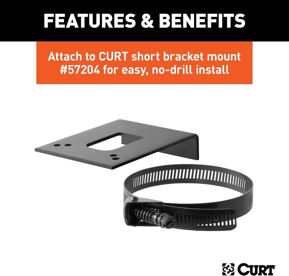 Secure 4-Way Flat Connector Mounting Bracket - Easy Install, Gloss Black Finish