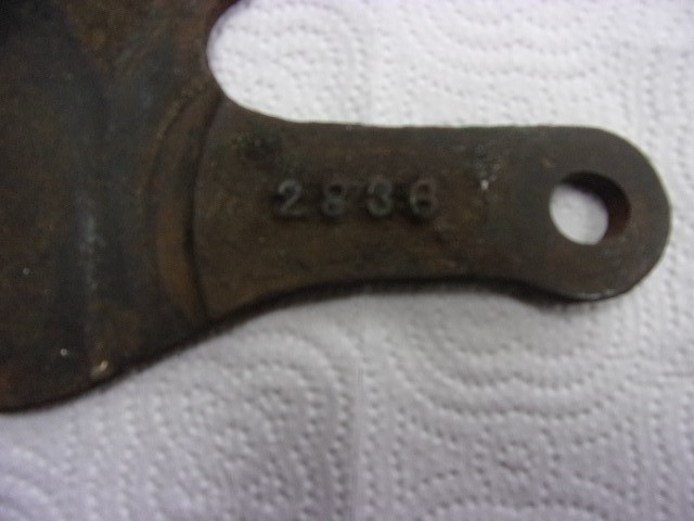 old Myers cast iron chain guard