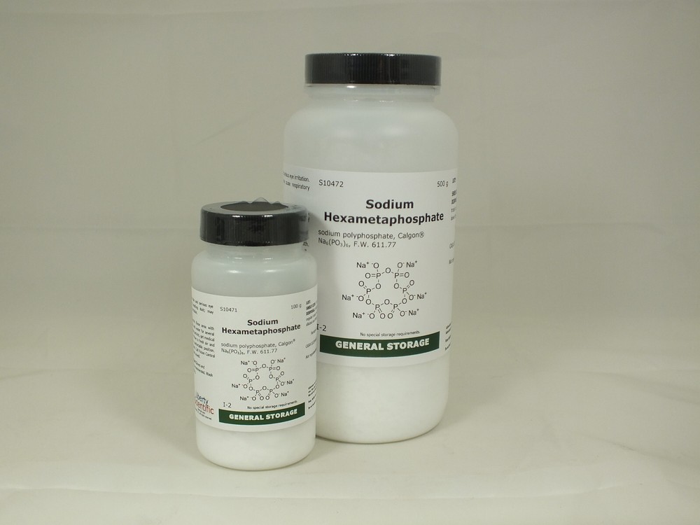 Sodium Hexametaphosphate, laboratory grade, 100-500 g