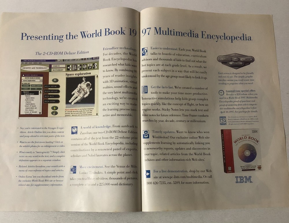 1992 IBM Computers Vintage Print Ad pa23