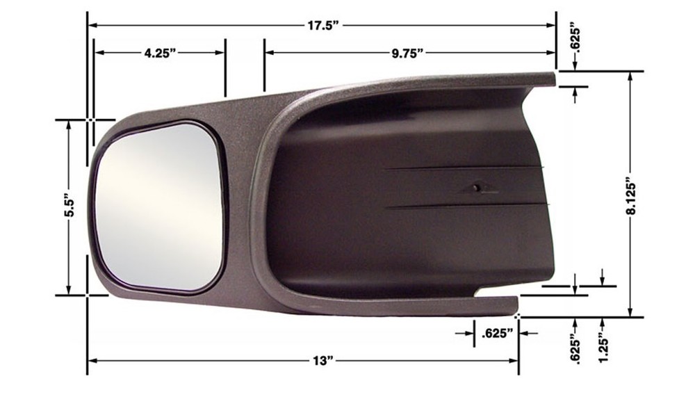 Cipa Mirrors 10700 Custom Towing Mirror Set