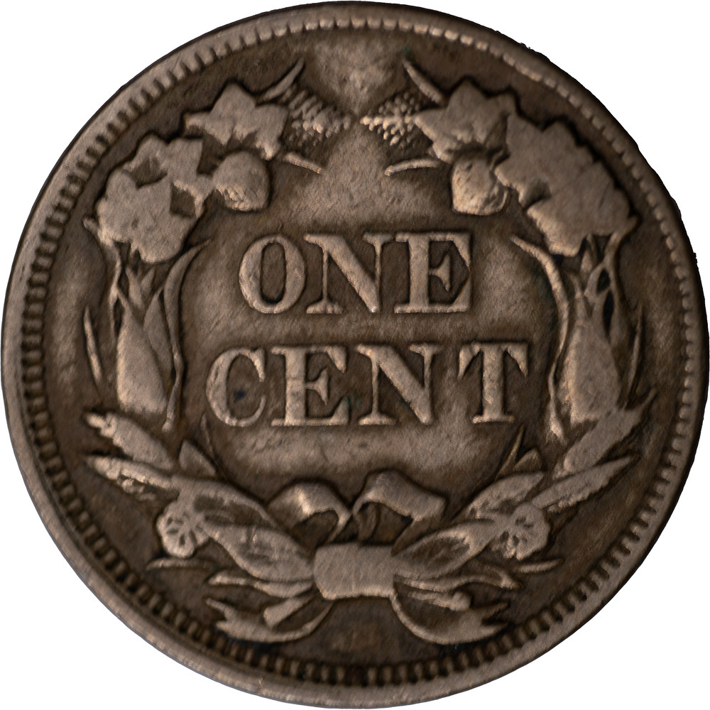 1858 Flying Eagle Cent ~ VF