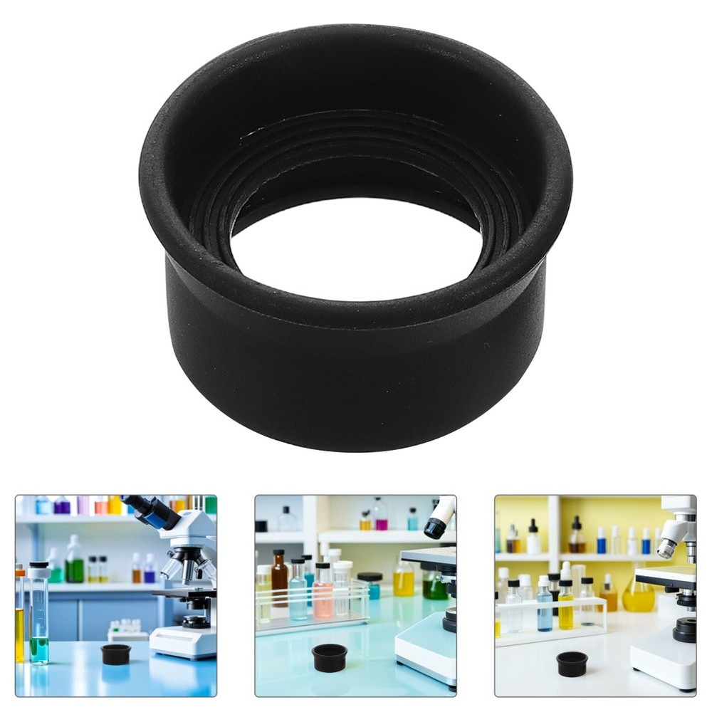 3 Pcs Microscope Rubber Eyecups Binocular Replacement Binoculars