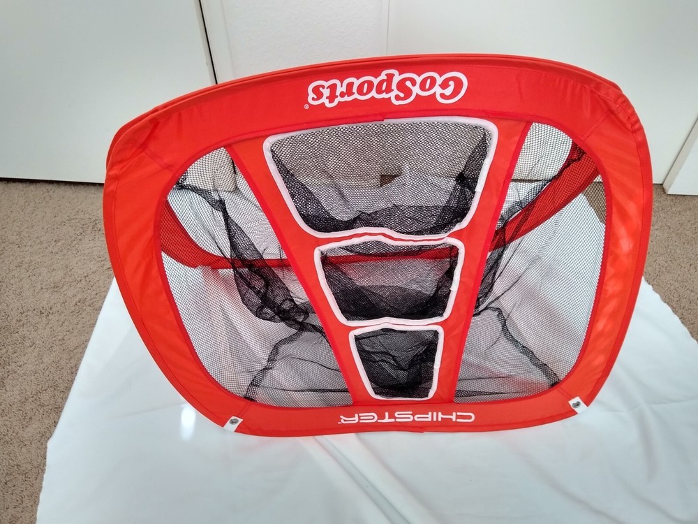 GoSports Chipster Golf Chipping Training Net Replacement Only Red Game Compact..