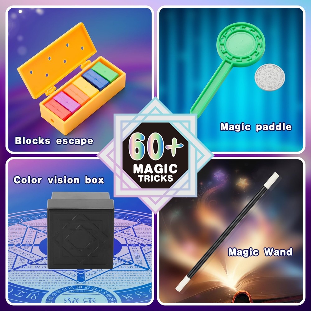 Magic Kit - Magic Tricks for Kids Magic Set with Step-By-Step Instructions