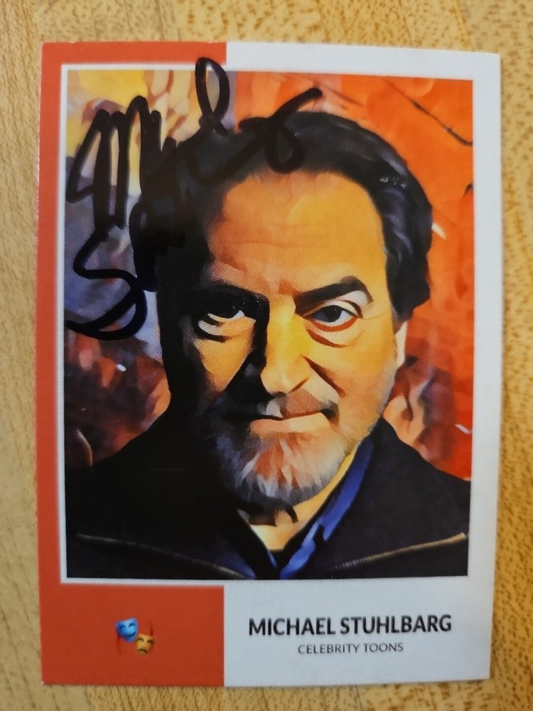 Michael Stuhlbarg Custom Signed Card - Celebrity Toons