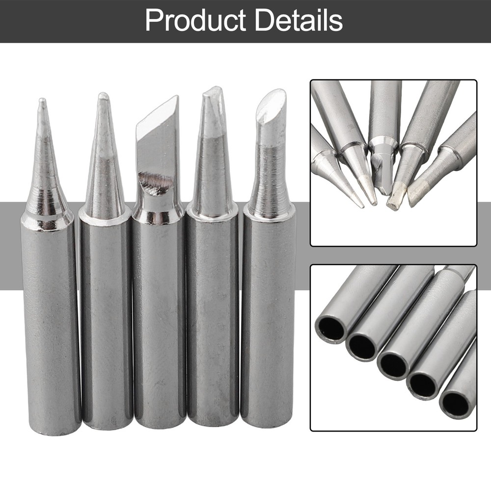 Replacement Soldering Iron Tip 5pcs Set Suitable for DIY Soldering Tools