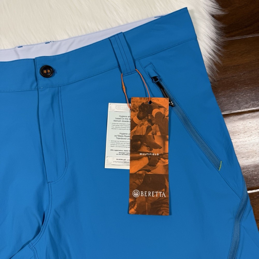 Beretta Men's Size Large Blue Excell Addax Flex Shorts