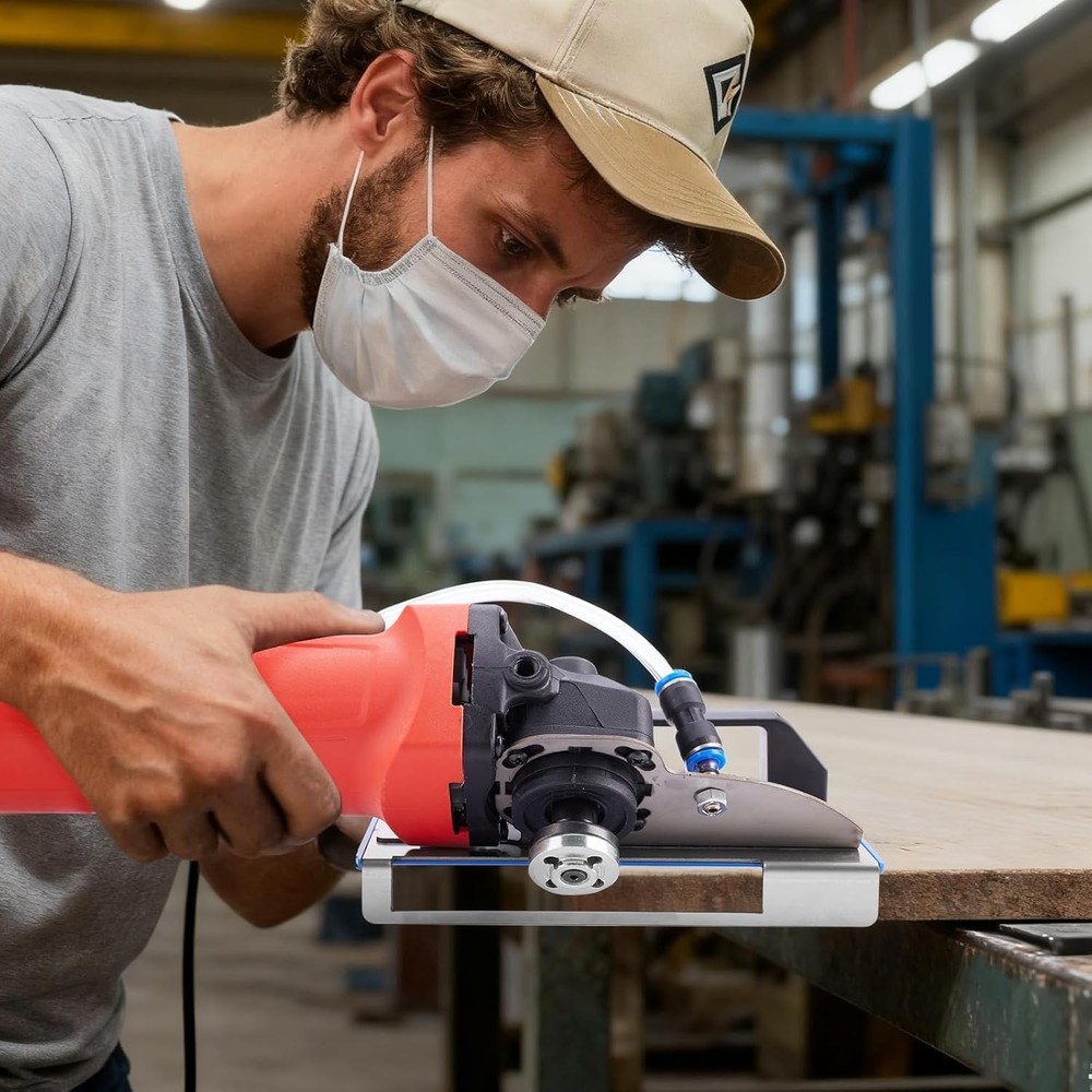 45 Degree Tile Chamfering Tool & Angle Grinder Stand, for 45° Tile Cutting & ...