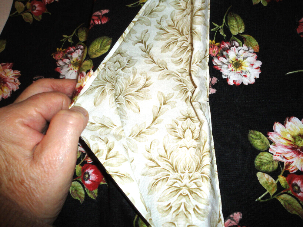Walker Caddy Accessory Bag, 5 Pocket, Christmas Cotton, Handmade, Second Chance
