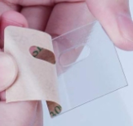 1 Clear Vertical Blinds tab, used