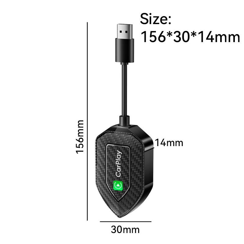 2-in-1 Wireless CarPlay & Android Auto Adapter Wired to Wireless Car Dongle