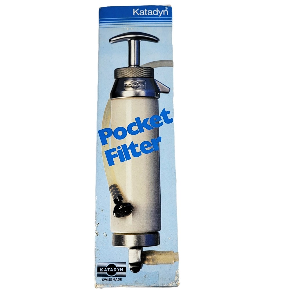 Katadyn Pocket Water Filter Backpacking New Open Box