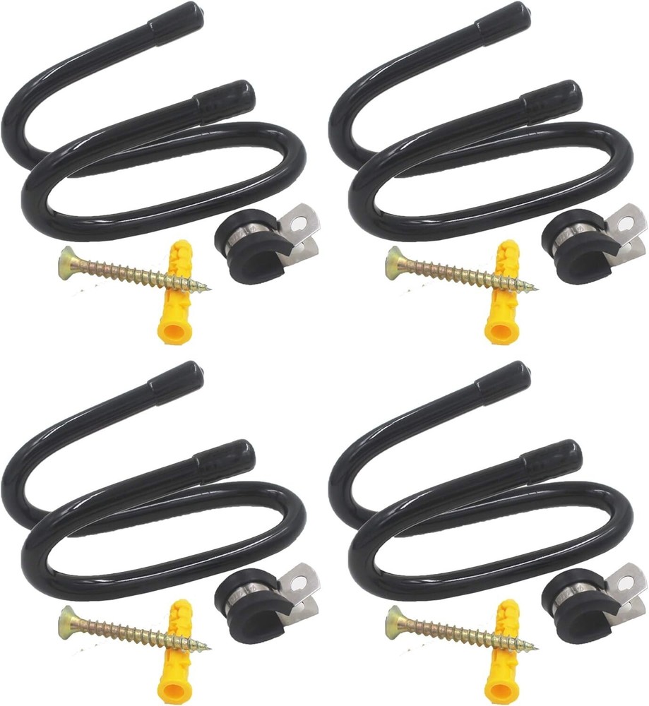 Metal Skateboard Wall Mount Rack 4-Pack Adjustable for Storage Display Vertical