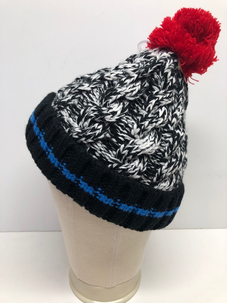 NWT Cat & Jack Boys Knit Pom Cuffed Hat