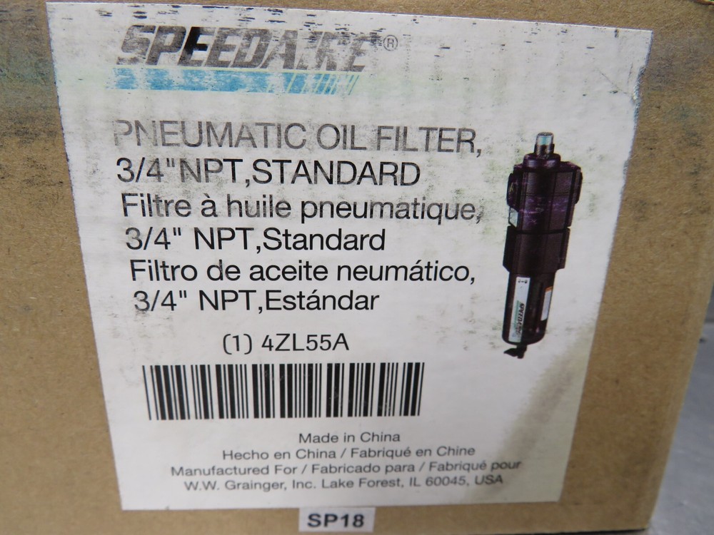 Speedaire 4ZL55A Filter 3/4"