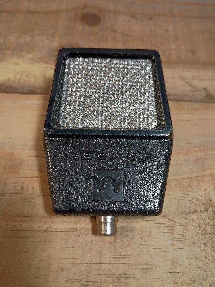 ViWebcor Crystal MICROPHONE Black with silver grate Model A2957