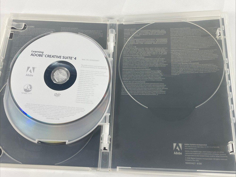 Adobe Creative Suite 4 CS4 Design Premium For MAC OS Full Retail DVD Version