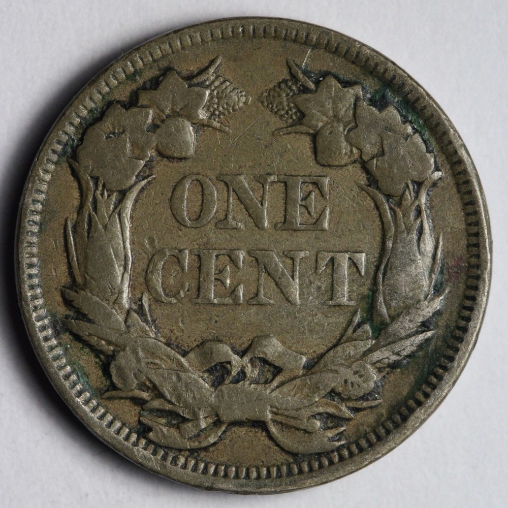 1857 Flying Eagle Cent Penny VF E110 KINM