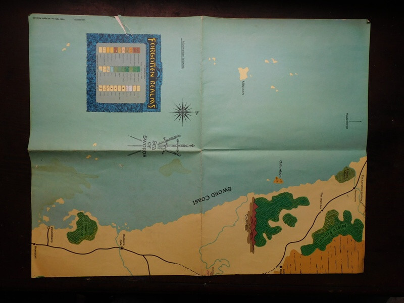 DUNGEON & DRAGONS FORGOTTEN REALMS CYCLOPDEDIA, DM'S SOURCEBOOK & MAPS