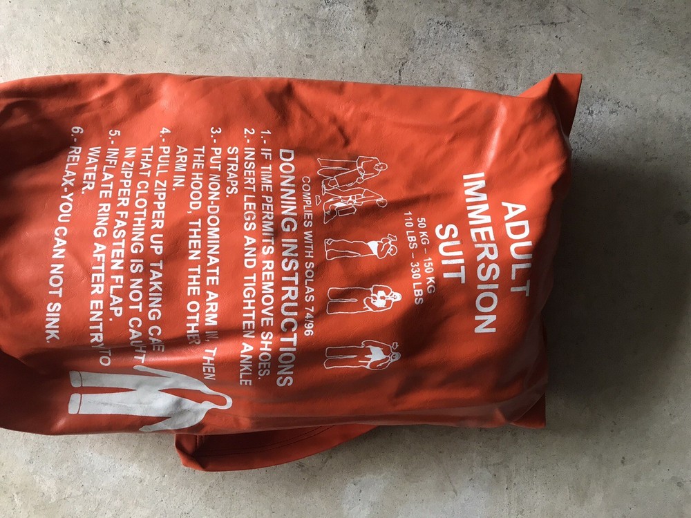Imperial USCG Survival/ Immersion suit / Read Description