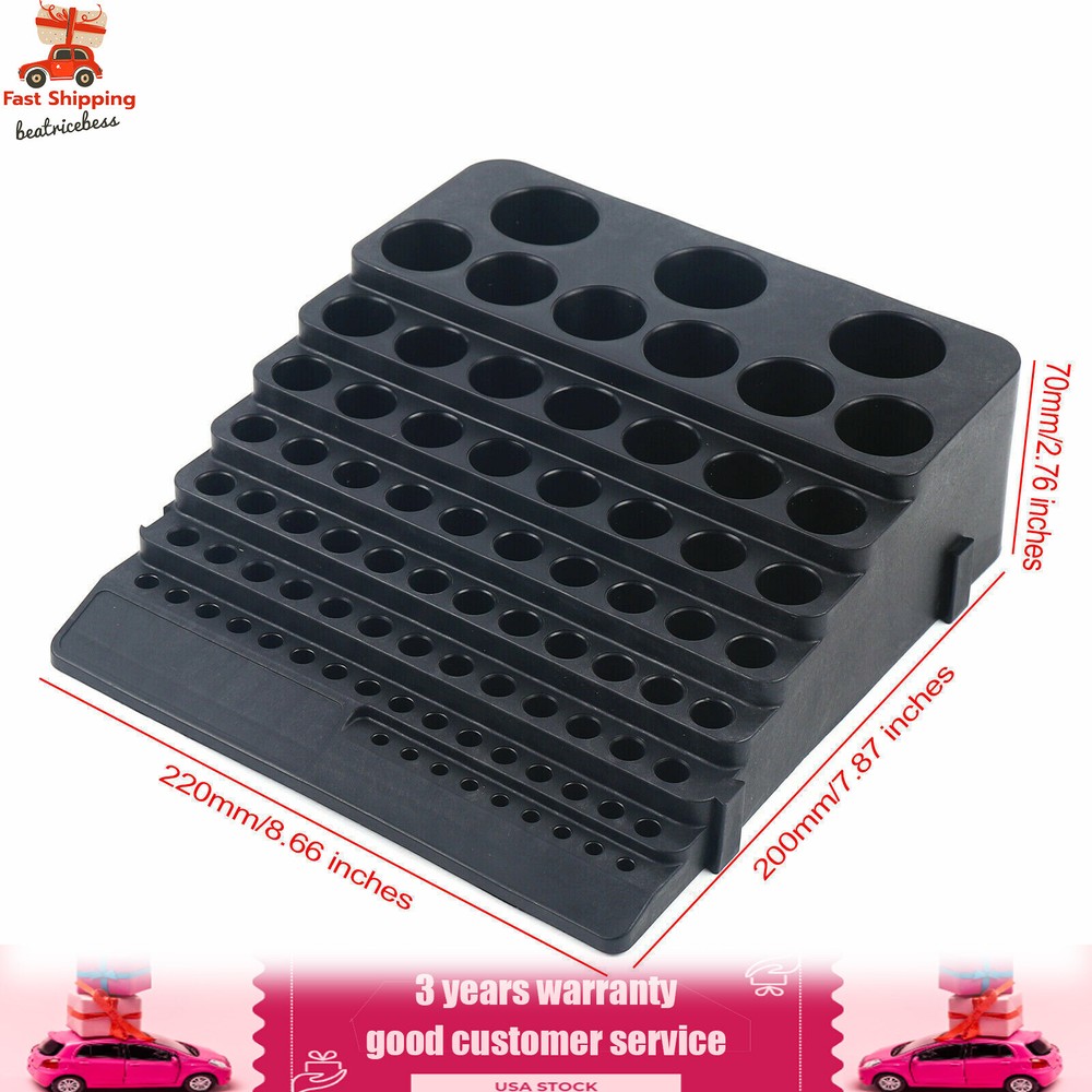 84 Holes Tool Storage Box Organizer CNC Milling Tool Accessoy Placement Organize