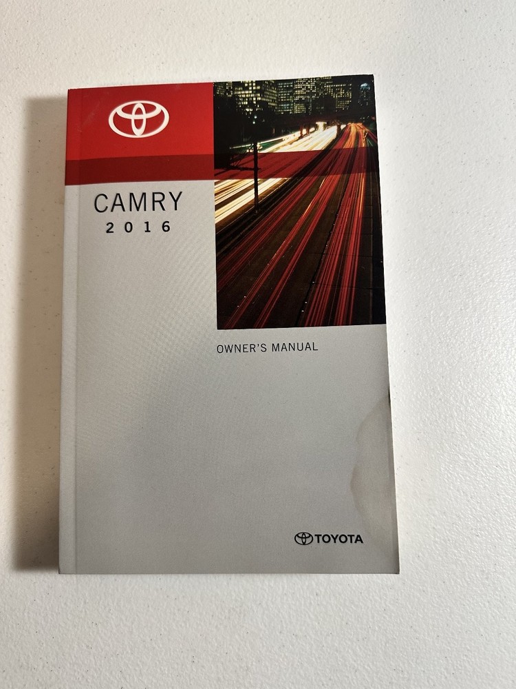 Toyota Camry Owner's Manual 2016