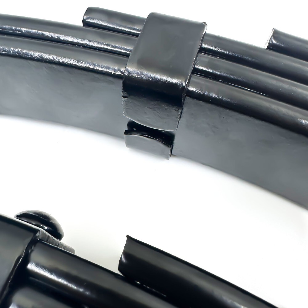 2PCS 5 Leaf Slipper Trailer Leaf Spring Set For 3500lbs Cap for 7000lbs 7K Axle