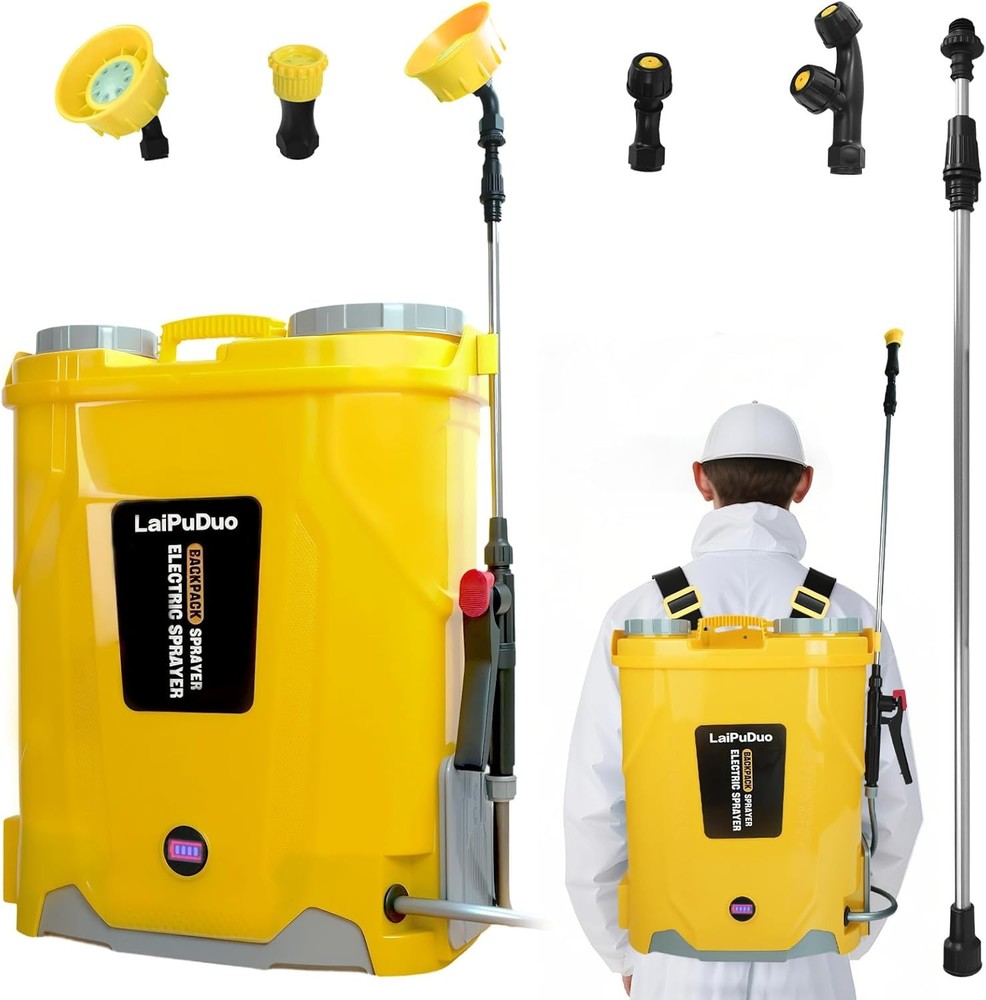 5.3 Gal Backpack Sprayer 100 PSI for DeWalt Battery
