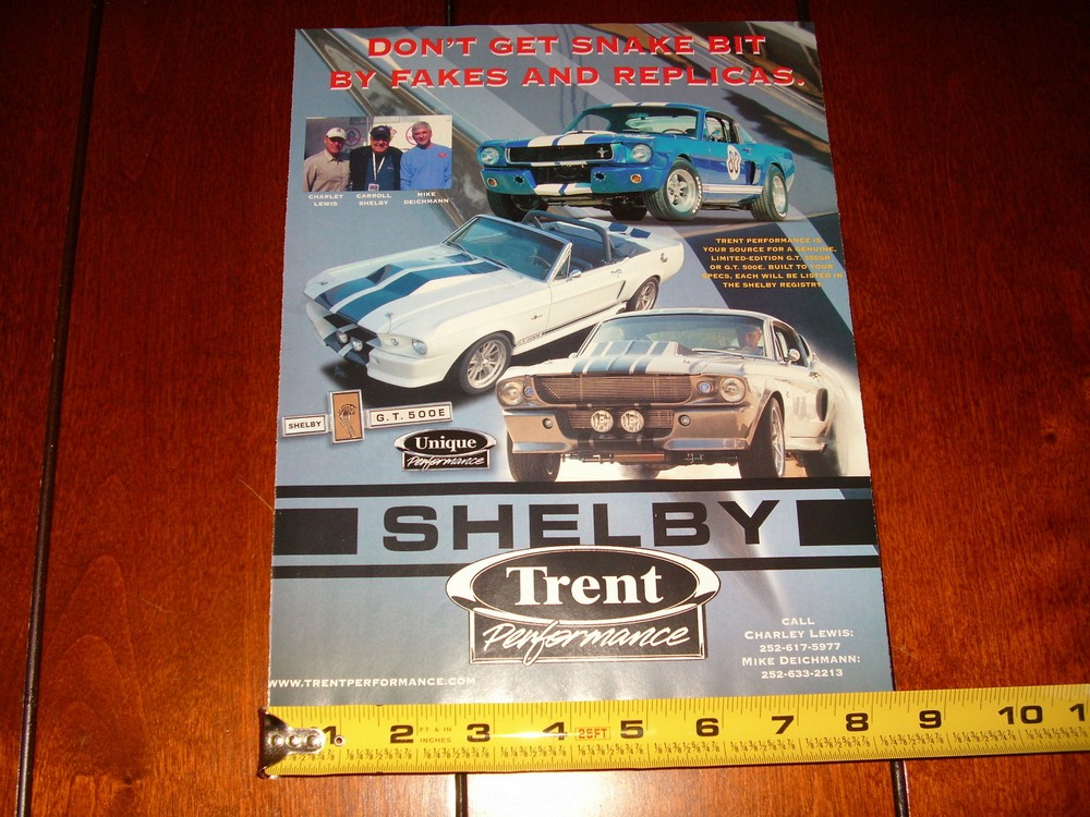 SHELBY TRENT UNIQUE PERFORMANCE ORIGINAL 2005 AD