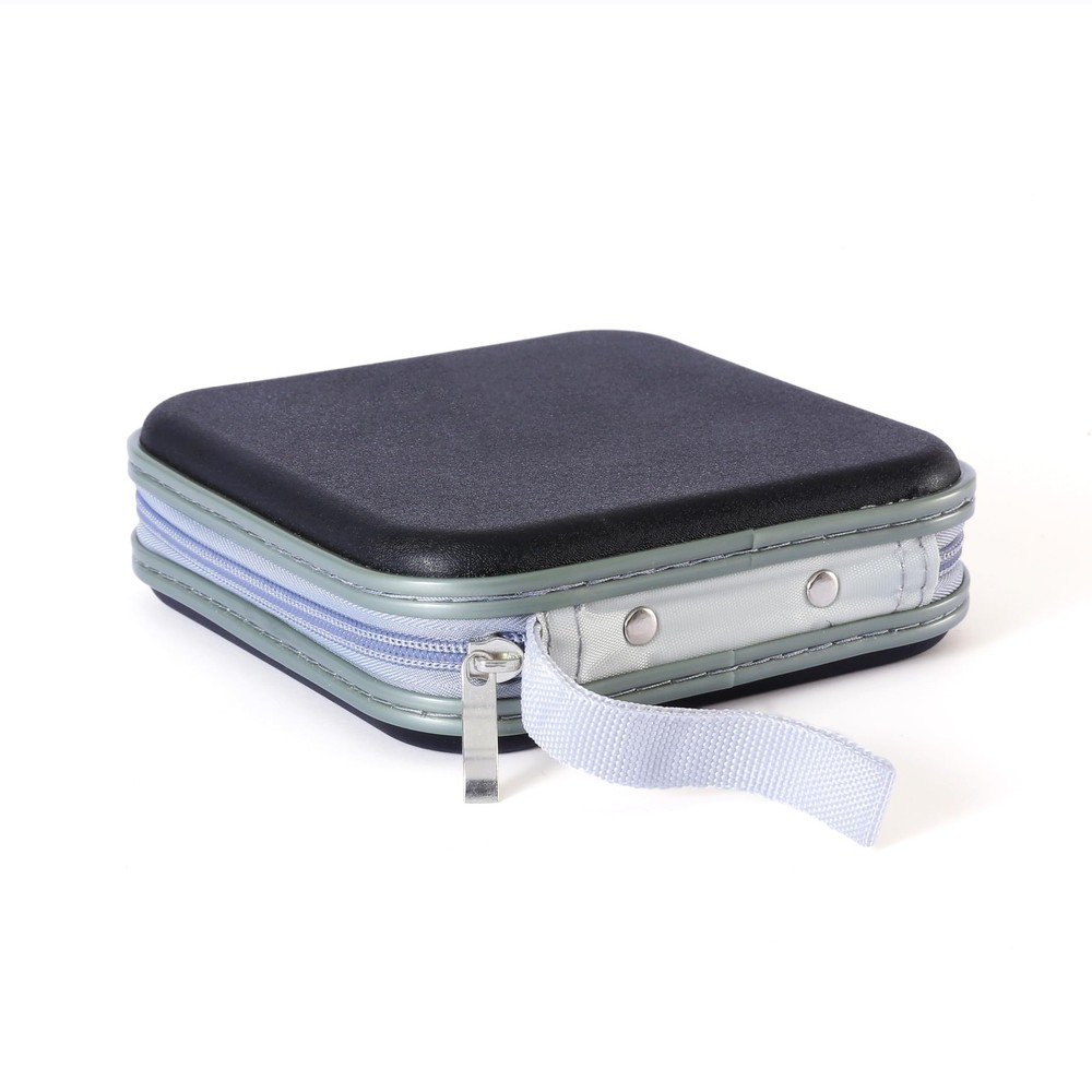 BoPaBeBo CD Case, Sturdy Holder for 30 Capacity DVD small, black