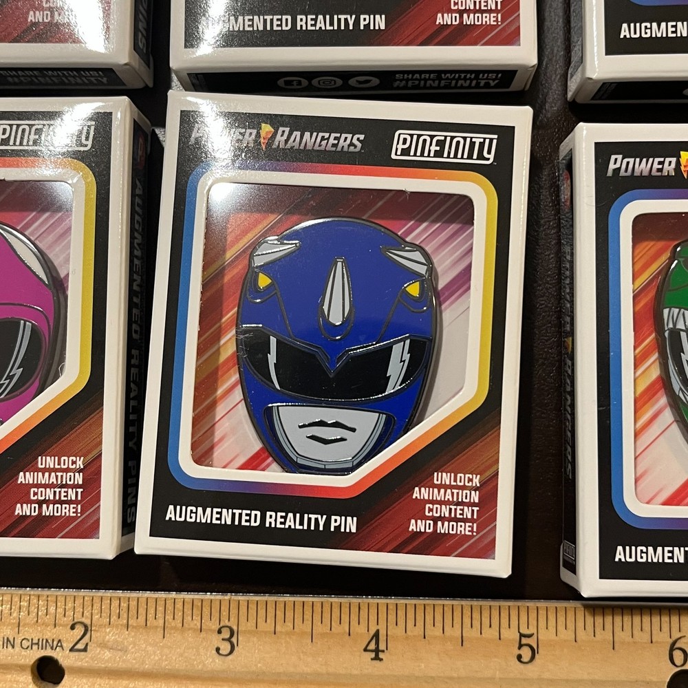 Pinfinity Power Rangers Complete Pin Set
