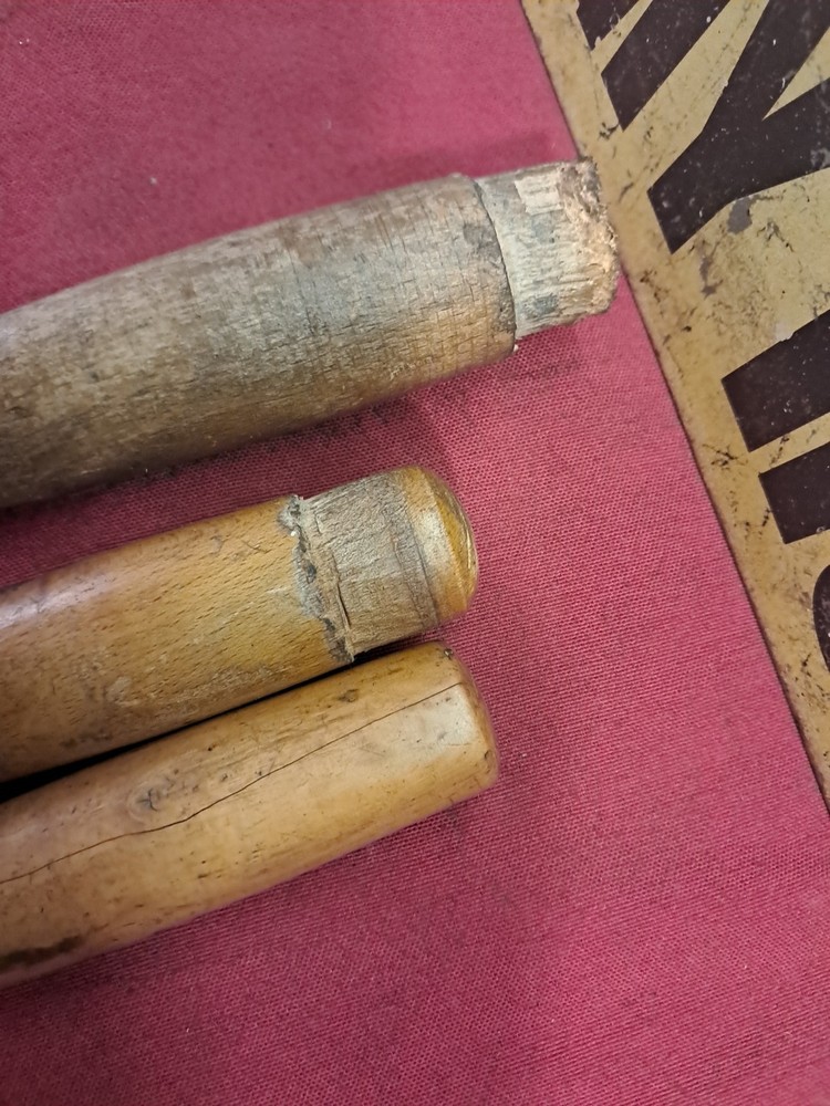 3 Pieces of Vintage Carving Gouges 2 x Stormont & Another. Larger Piece 1-1/2"