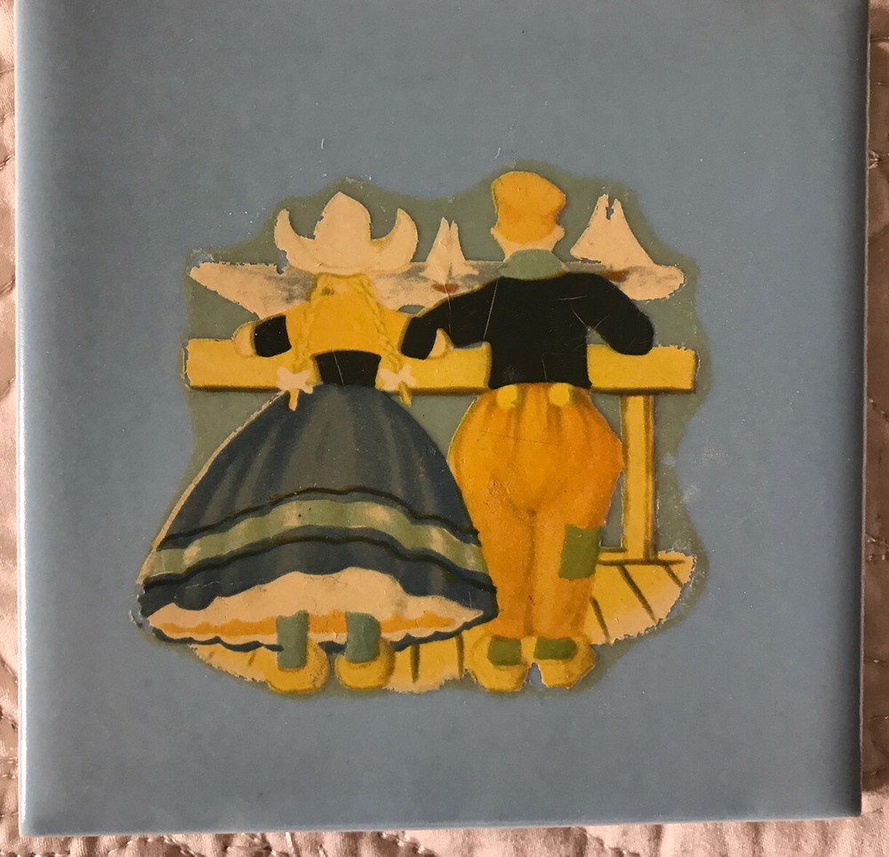 Four (4) Dutch Tiles