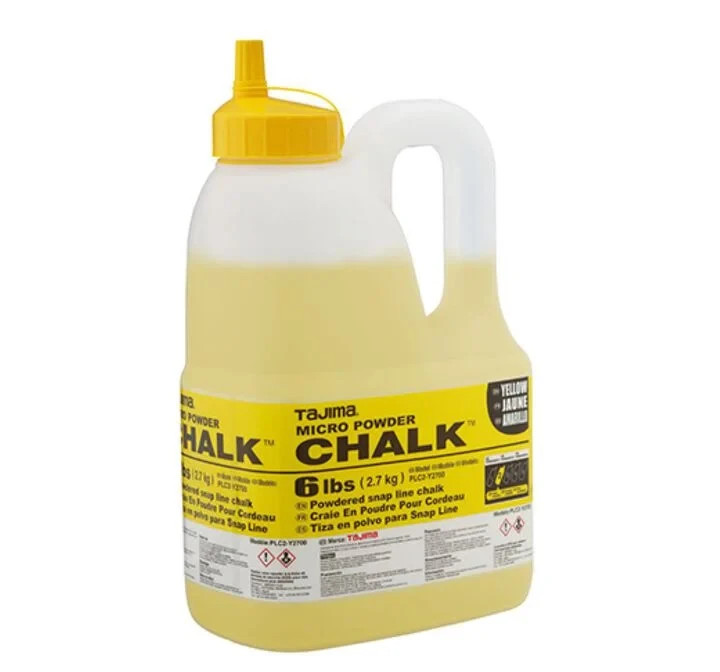 Tajima Micro Chalk Powdered Snap Line Chalk Yellow 6 lbs