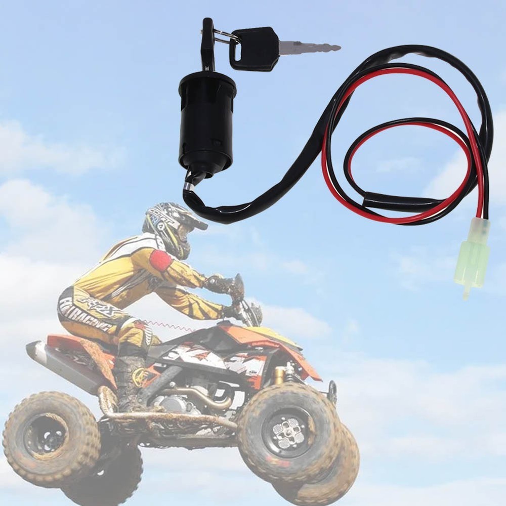 Power Lock Ignition Switch Scooter Accessories Replacement Parts 2 Wire