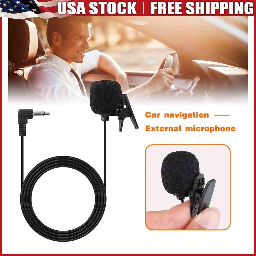 3.5mm External Microphone Universal for Android Car Radio Stereo GPS Audio