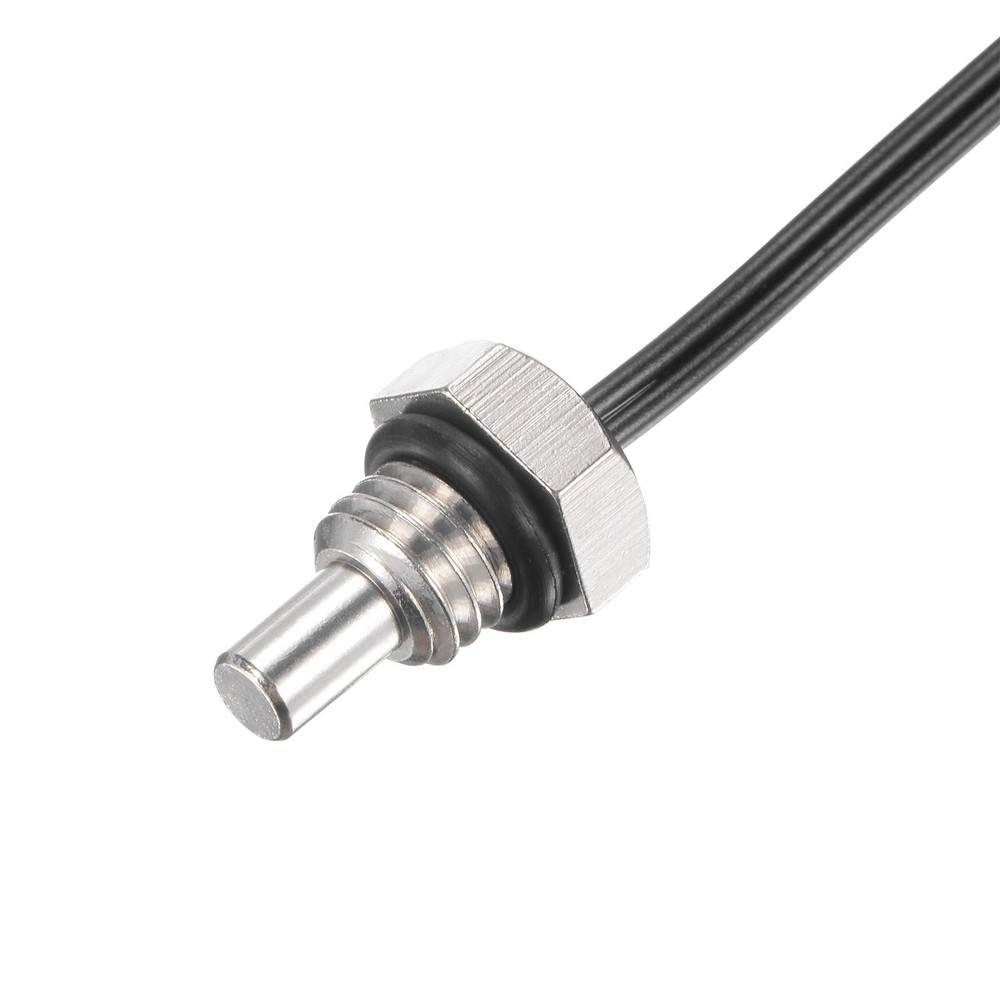 2pcs 50K Temperature Sensor Probe, M8 NTC Thermal Sensor Probe Cable 1m