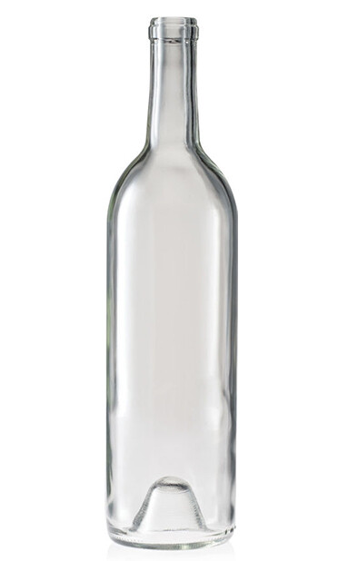 Wine Bottles (Clear) PUNTED BOTTOM - 750ml Case of 12