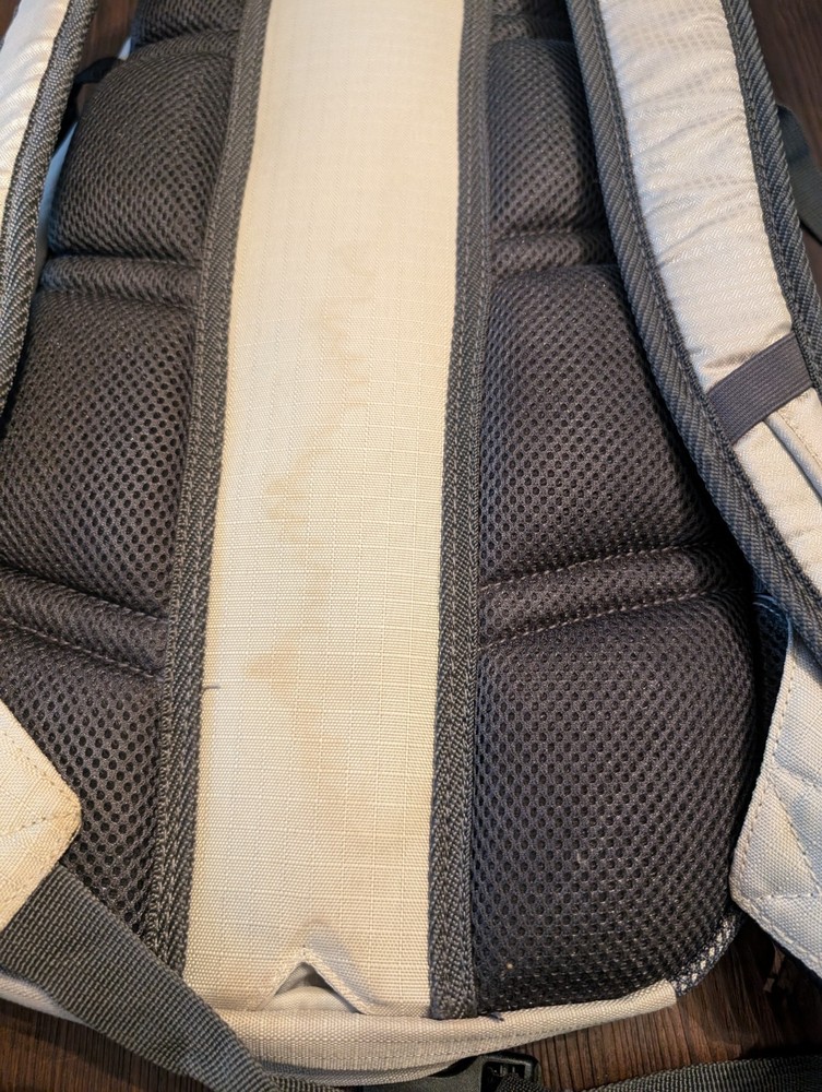 Quest Teal White Hydration Backpack Adjustable Straps NO Bladder READ