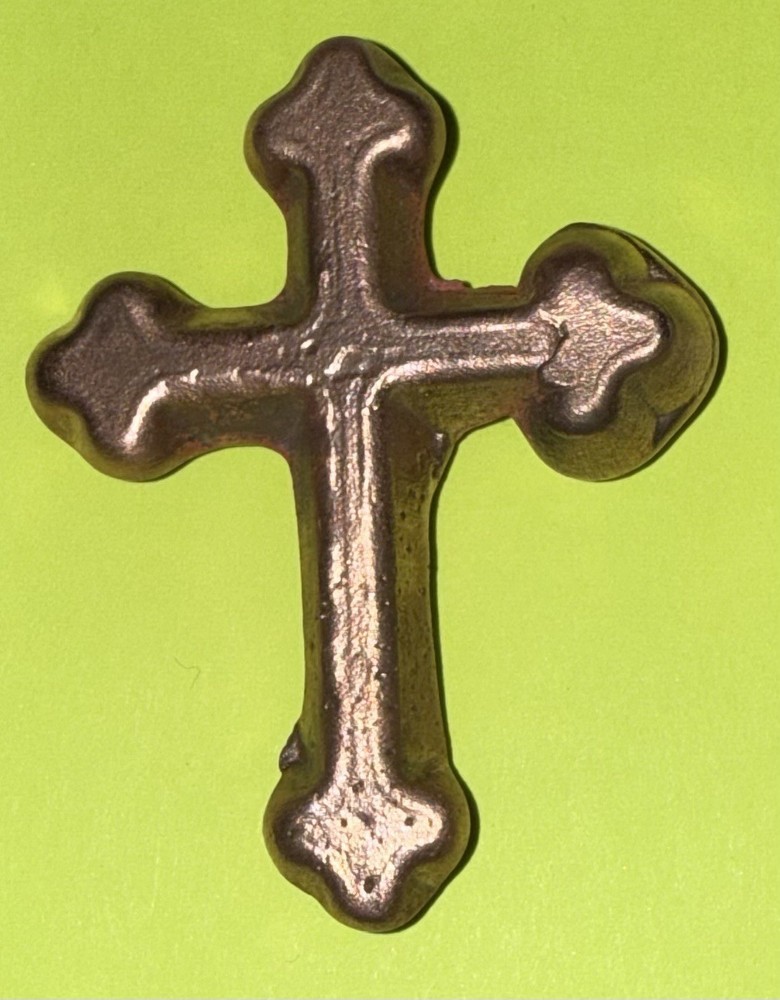 Hand Poured Copper Cross