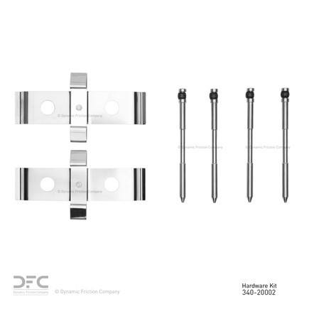 Dynamic Friction Company 340-20002 Disc Brake Hardware Kit