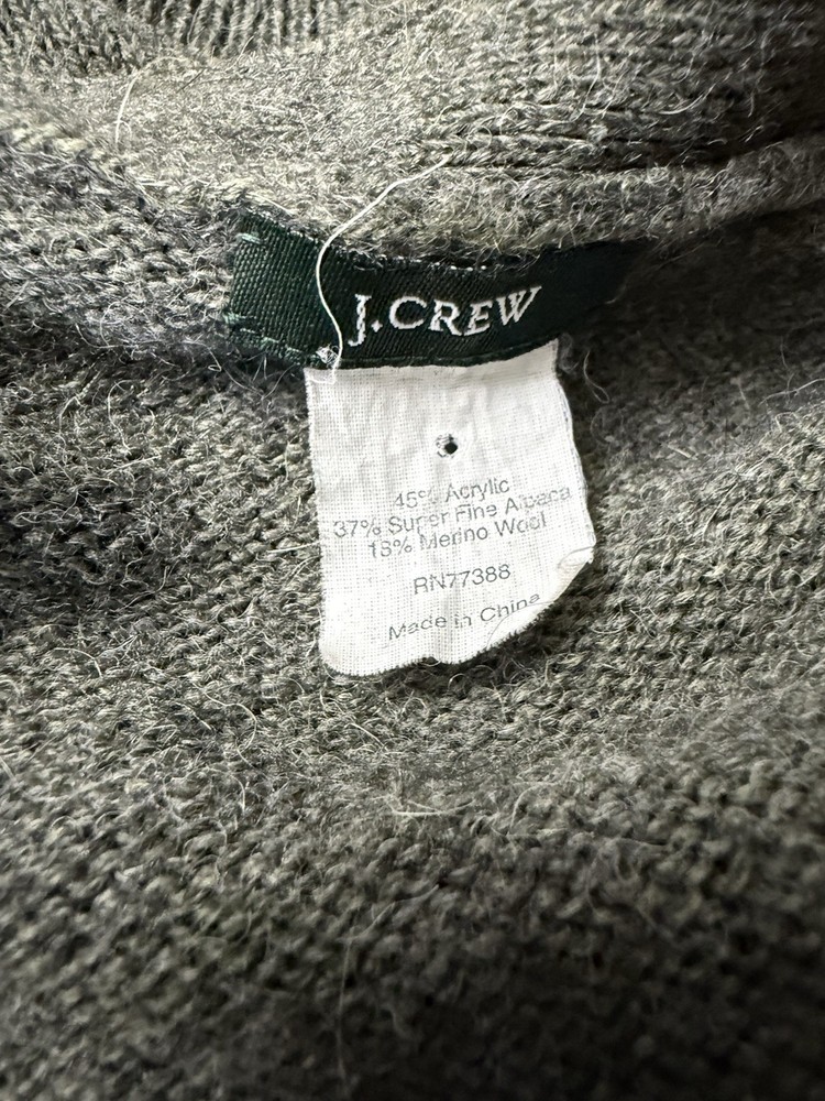 J Crew Cardigan Sweater Alpaca Wool Small