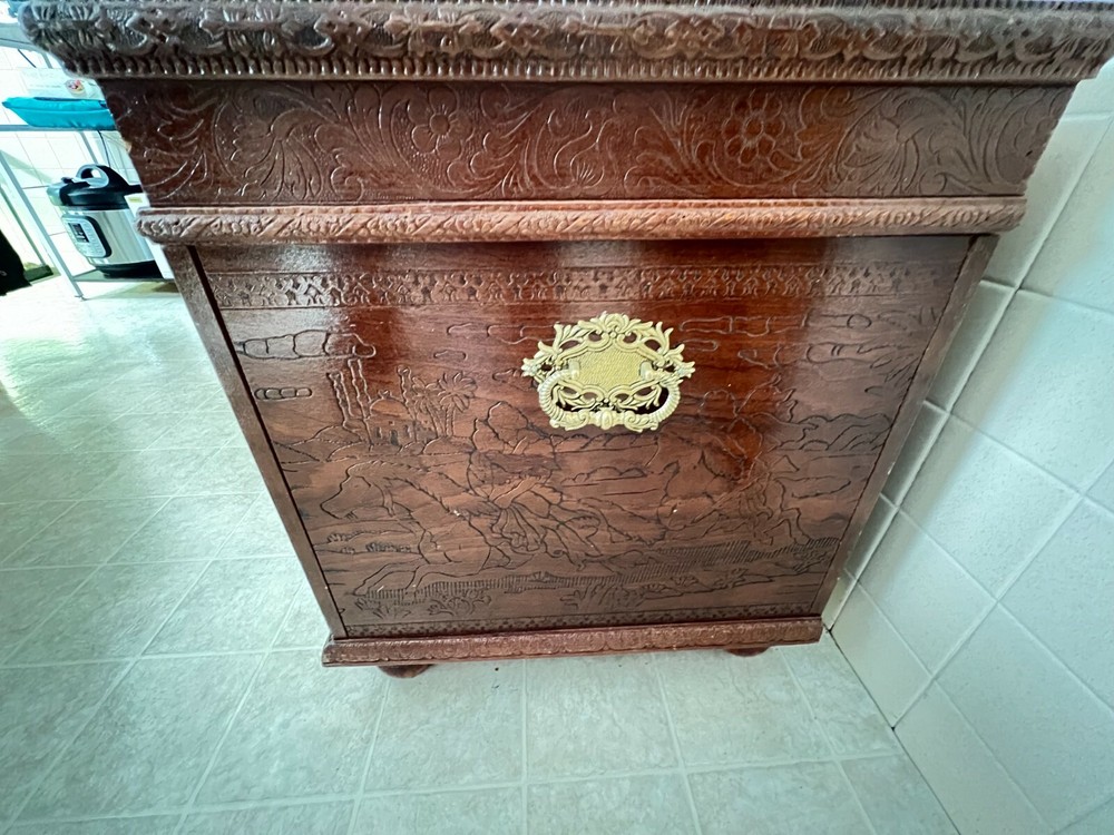 wood trunks chests